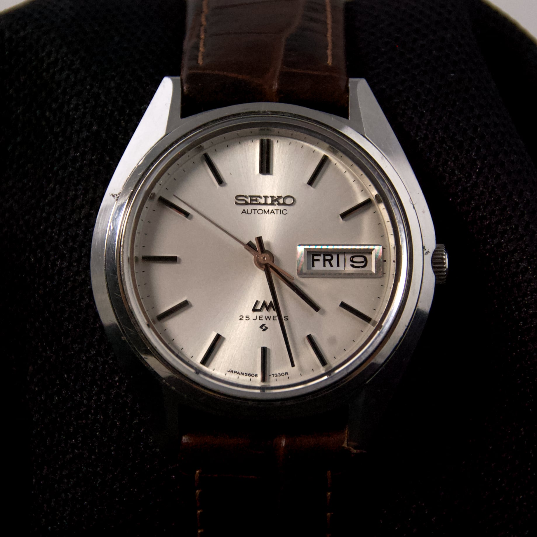 The watch I currently wear (Jan-2021): Seiko LordMatic 5606-7191 |  moebiusband